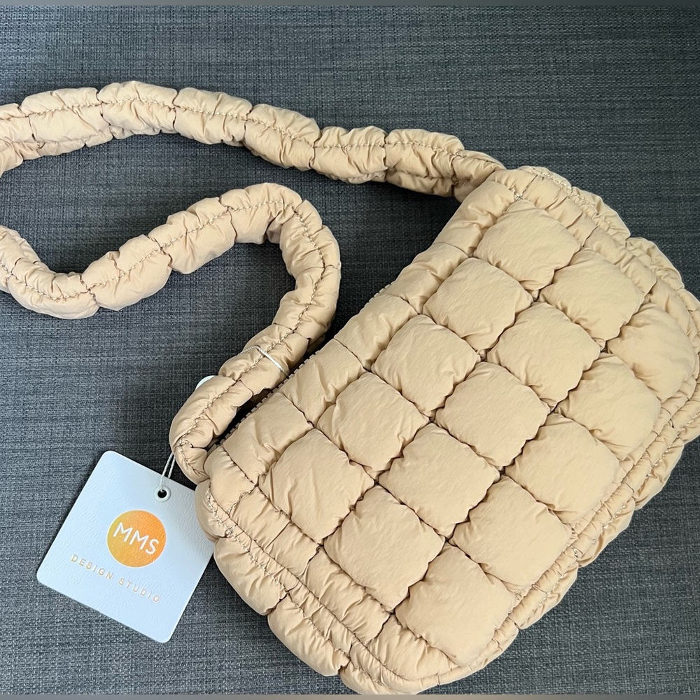 NWT MMS DESIGN STUDIO QUILTED SHOULDER BAG HANDBAG PURSE